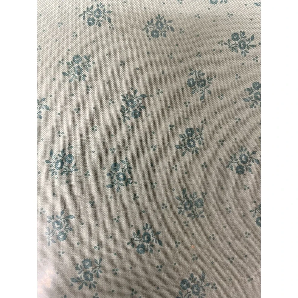 Boundless Fabrics Sm Green Floral Cotton  Quilting Quilt Back Crafts‎ 4 yds